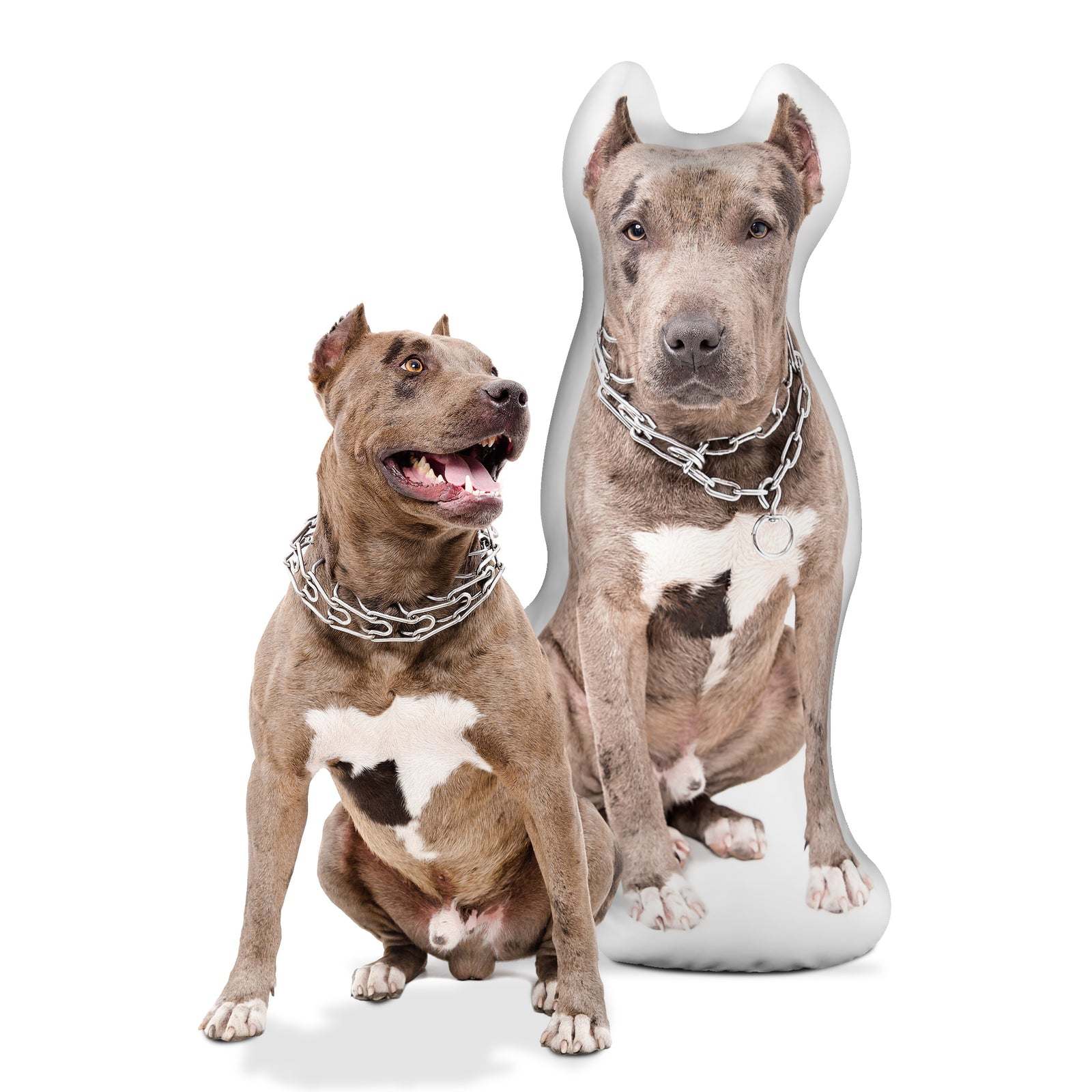 Custom Pitbull Dog Pillows Made In USA All About Vibe