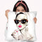 Audrey Hepurn Throw Pillow By Rongrong