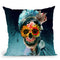 Skull Women Throw Pillow By Riza Peker 