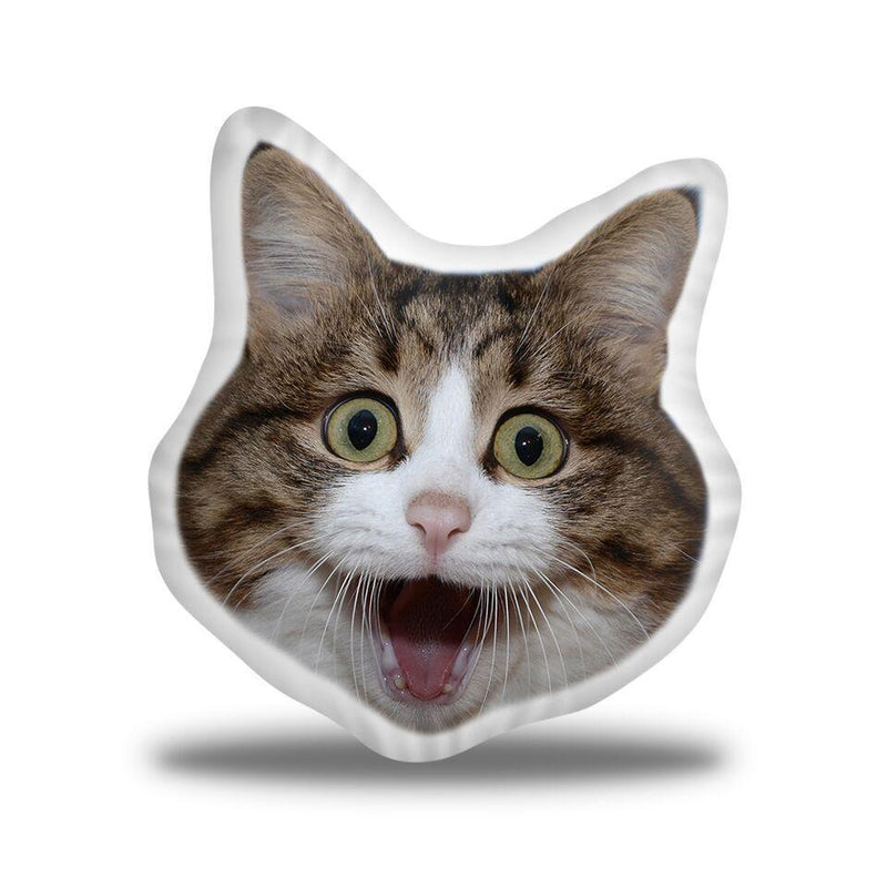 Rexiecat Excited Throw Pillow