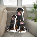 Personalized Rottweiler Pillow