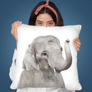Baby Elephant Throw Pillow By Sisi And Seb
