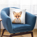 Baby Fox Throw Pillow By Sisi And Seb