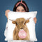 Bubble Gum Cow Throw Pillow By Sisi And Seb