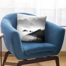 Forest Bw Throw Pillow By Sisi And Seb