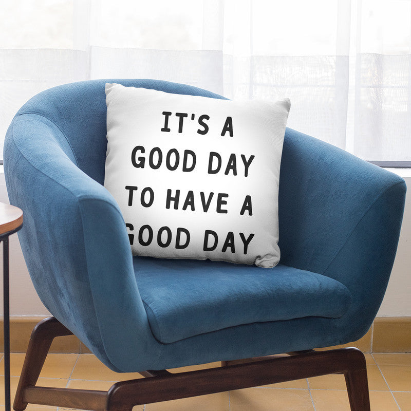 Good Day Throw Pillow By Sisi And Seb