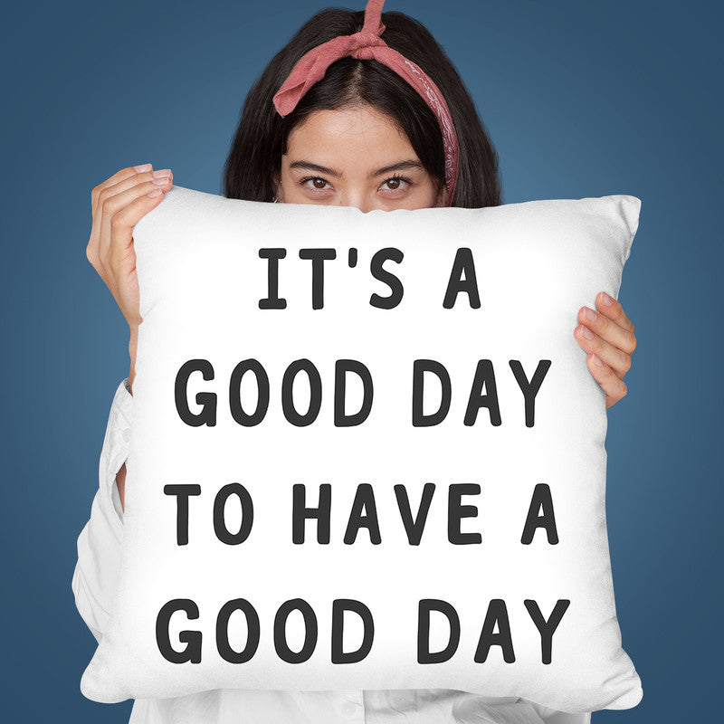 Good Day Throw Pillow By Sisi And Seb