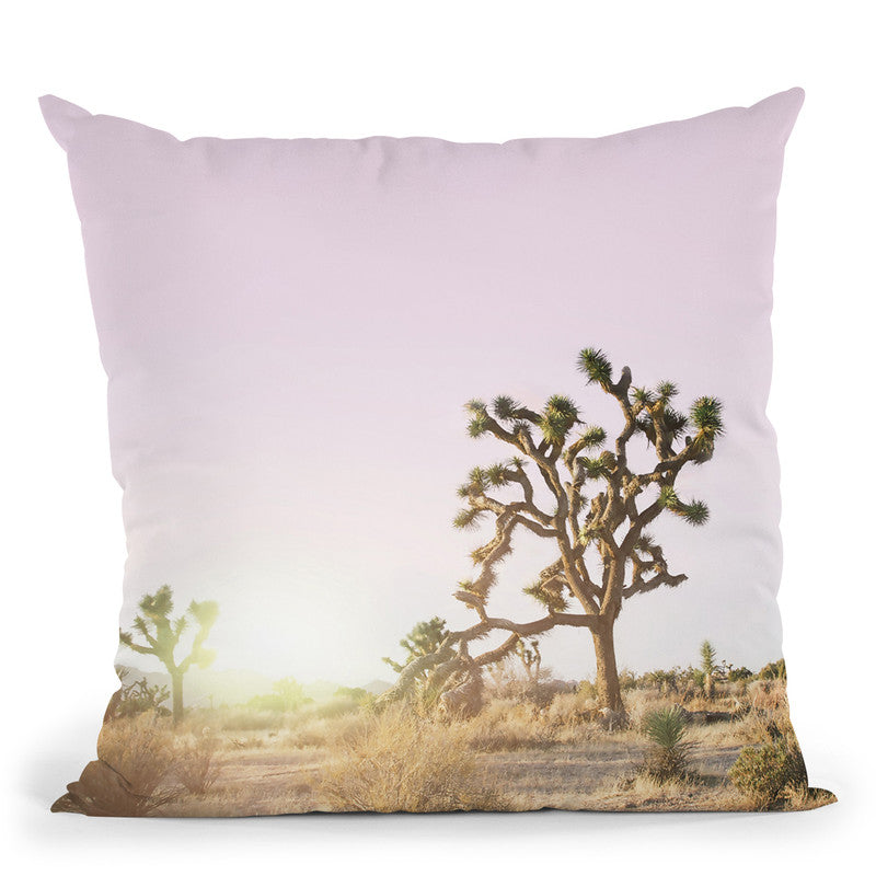 Joshua Tree Sunset Throw Pillow By Sisi And Seb