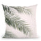 Pastel Palm Leaves Throw Pillow By Sisi And Seb