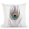 Peacock Feather Throw Pillow By Sisi And Seb