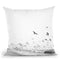 Seascape In Bw Throw Pillow By Sisi And Seb
