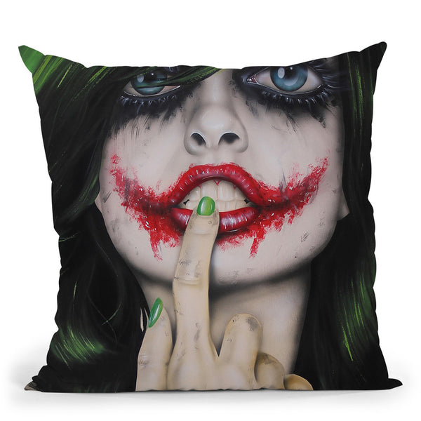 Why So Serious Throw Pillow By Scott Rohlfs