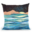 Celestial Sea Throw Pillow By Spacefrog Designs