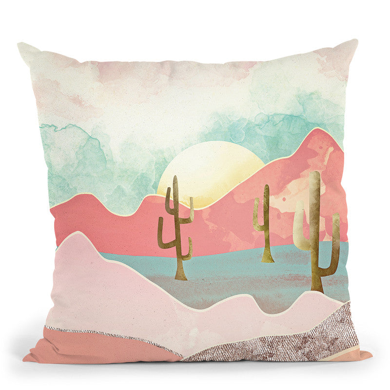 Desert Mountain Throw Pillow By Spacefrog Designs
