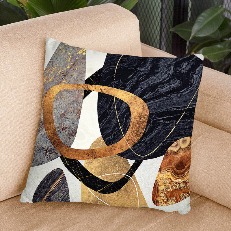Abstract Pebbles Iii Throw Pillow By Spacefrog Designs