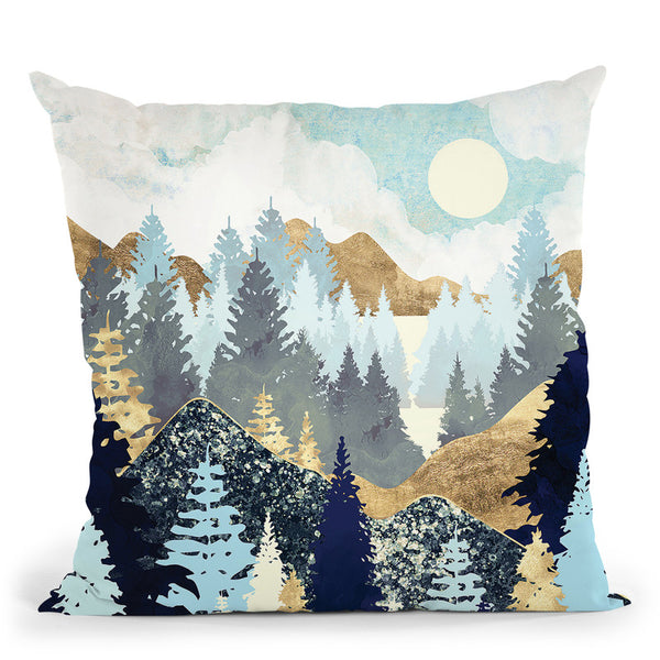 Forest Vista Throw Pillow By Spacefrog Designs
