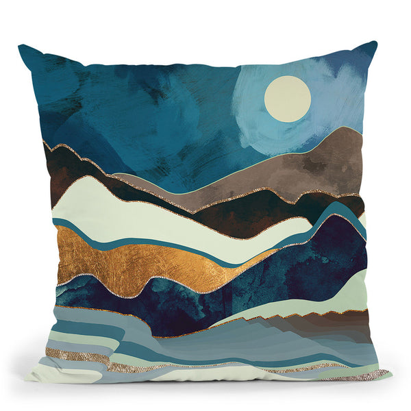 Autumn Hills Throw Pillow By Spacefrog Designs