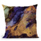 Purple And Gold Abstract Throw Pillow By Spacefrog Designs