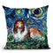 Collie Throw Pillow by Aja Trier