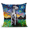 Great Dane Throw Pillow by Aja Trier