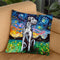 Great Dane Throw Pillow by Aja Trier