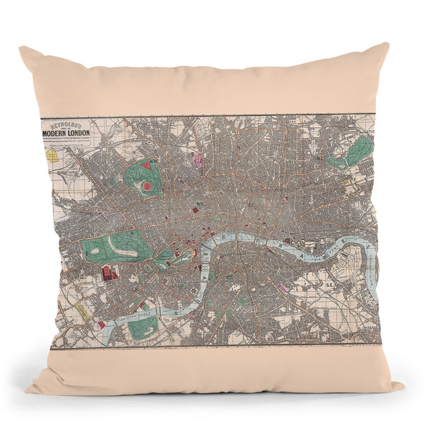 London 1862 Throw Pillow By Adam Shaw