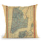 New York City 1846 Throw Pillow By Adam Shaw