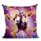 Thug Space Cat On Cheetah Unicorn With Taco Throw Pillow By Skyler Hill