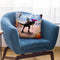 Pug Riding Dinosaur With Chicken Nuggets And Cola Throw Pillow By Skyler Hill
