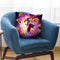 Cowboy Space Cat On Goat Unicorn - Taco Throw Pillow By Skyler Hill