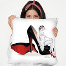My Louboutins Throw Pillow By Cristina Alonso