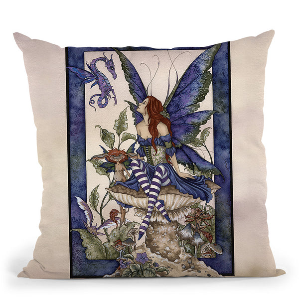 Bottom Of The Garden Throw Pillow By Tate Licensing