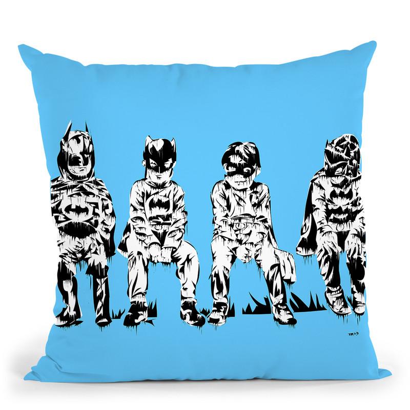Baby Batmans Throw Pillow By  Technodrome1