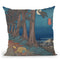 Mochizuki Throw Pillow By Utagawa Hiroshige