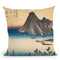 View Of Imaki Point From Maizaka Throw Pillow By Utagawa Hiroshige