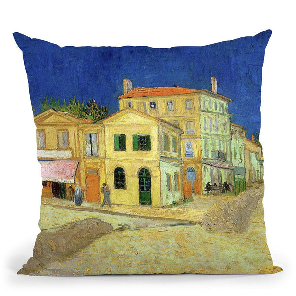 The Yellow House Throw Pillow By Van Gogh