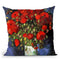 Vase With Red Poppies Throw Pillow By Van Gogh