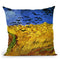 Wheatfield With Crows Throw Pillow By Van Gogh