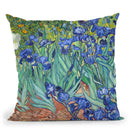 Irises Throw Pillow By Van Gogh