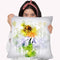 Bee On Flower Throw Pillow By Cornel Vlad - by all about vibe
