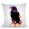 Crow Raven Throw Pillow By Cornel Vlad - by all about vibe
