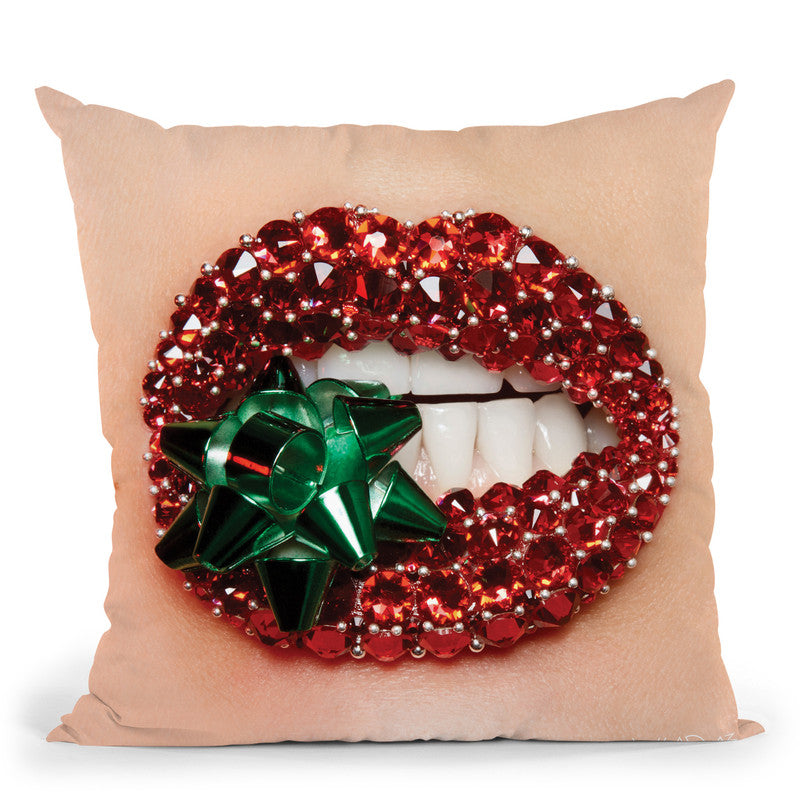 Gift Wrapped Throw Pillow By Vlada Haggerty - by all about vibe