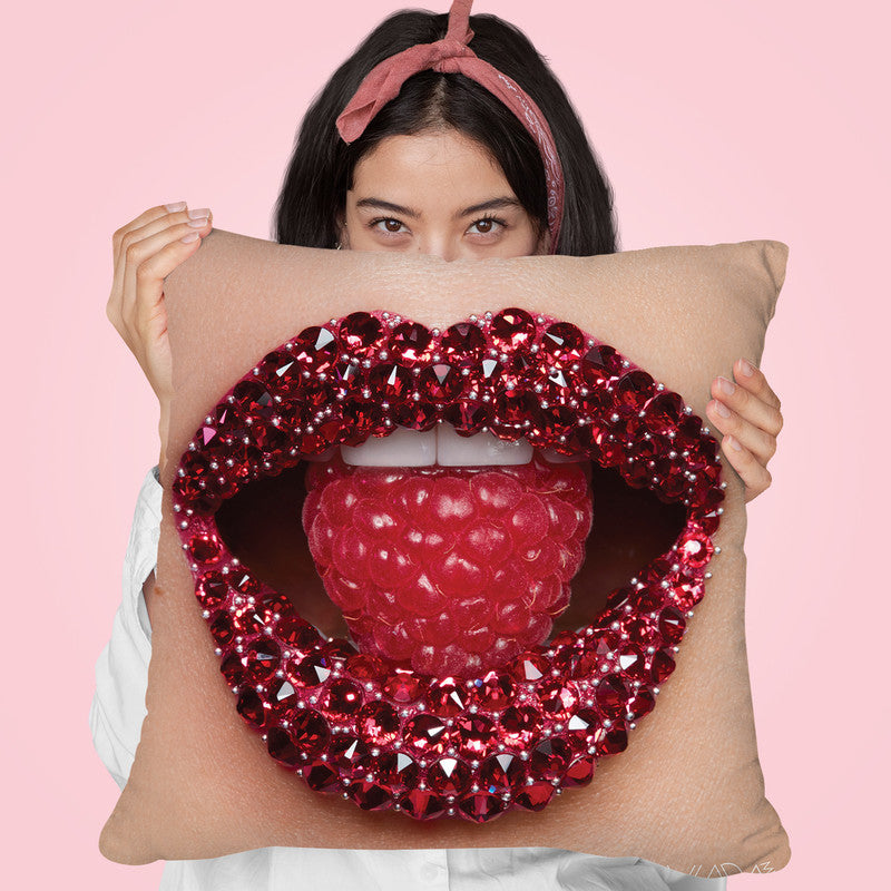 Glassberry Throw Pillow By Vlada Haggerty - by all about vibe