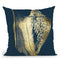 Gold Foilell Iii On Cobalt Throw Pillow By World Art Group