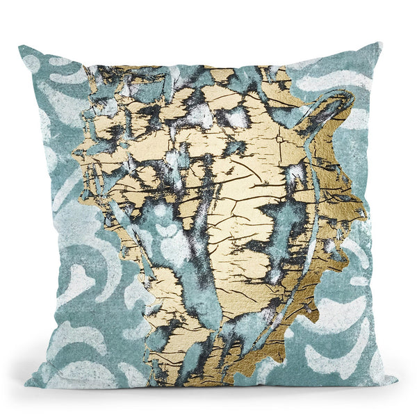 Gilded Solitaryell I Throw Pillow By World Art Group