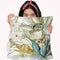 Seaglass Garden Ii Throw Pillow By World Art Group
