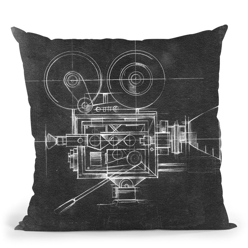 Camera Blueprints Ii Throw Pillow By World Art Group
