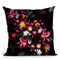 Blooming Night - Original Throw Pillow By Yantart Designs