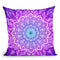 Ornate Mandala - Magenta Throw Pillow By Yantart Designs