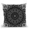 Ornate Mandala - Black Throw Pillow By Yantart Designs